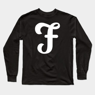 Letter F Long Sleeve T-Shirt